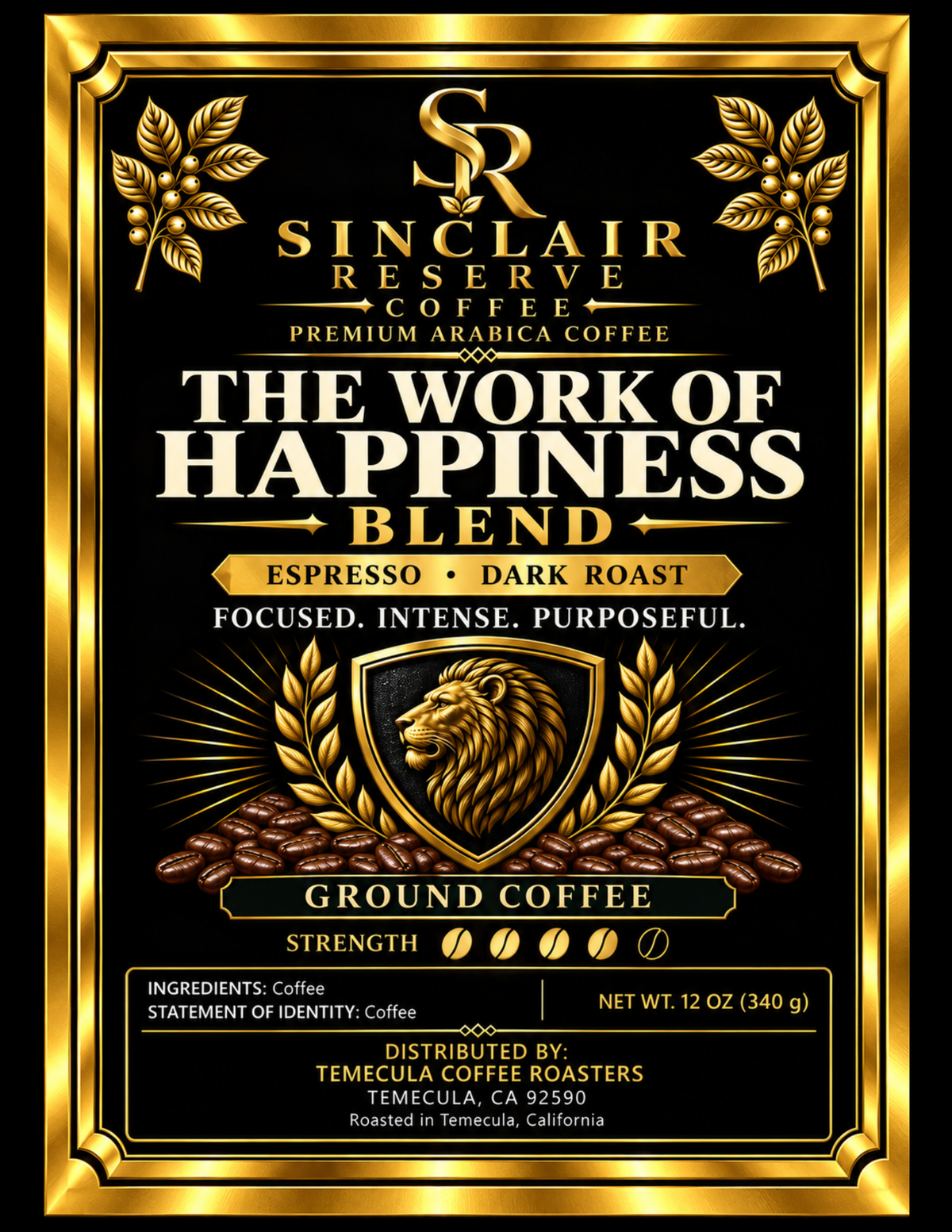 The Work of Happiness (Ground Coffee)